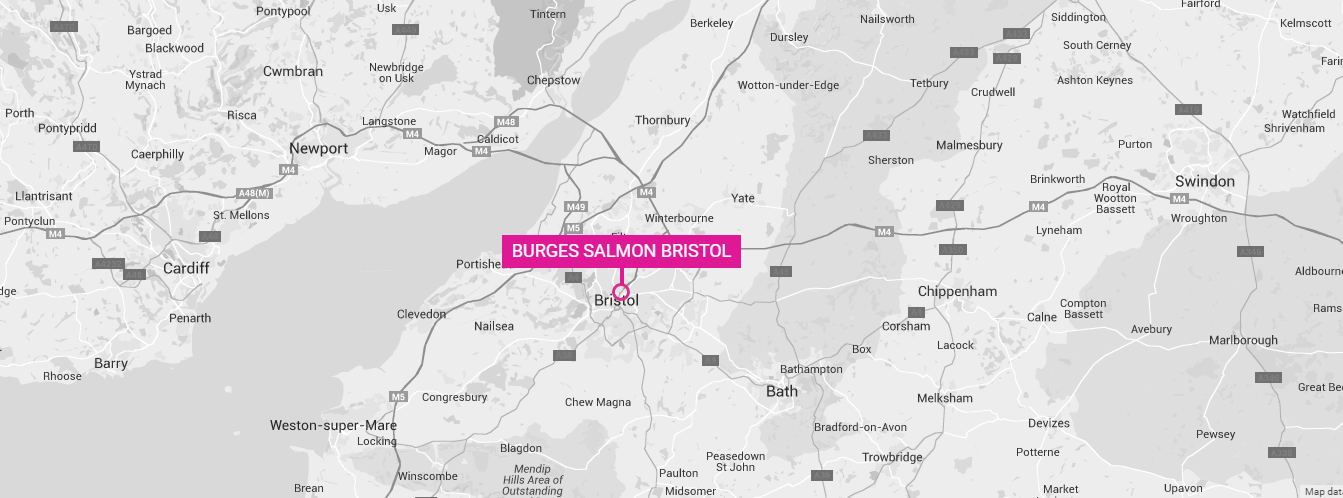 Burges Salmon static google map