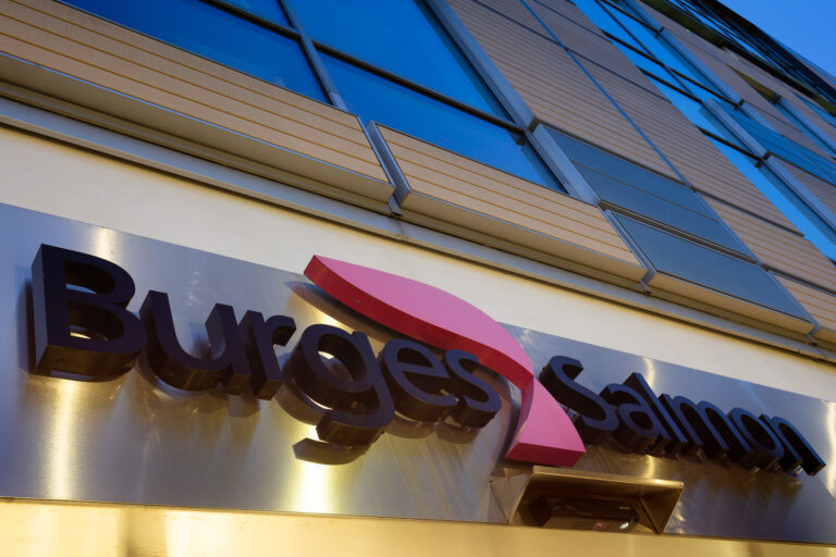 Burges Salmon logo on office building