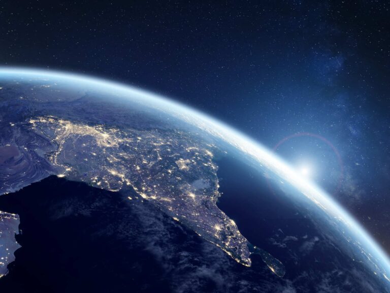 international the world from space