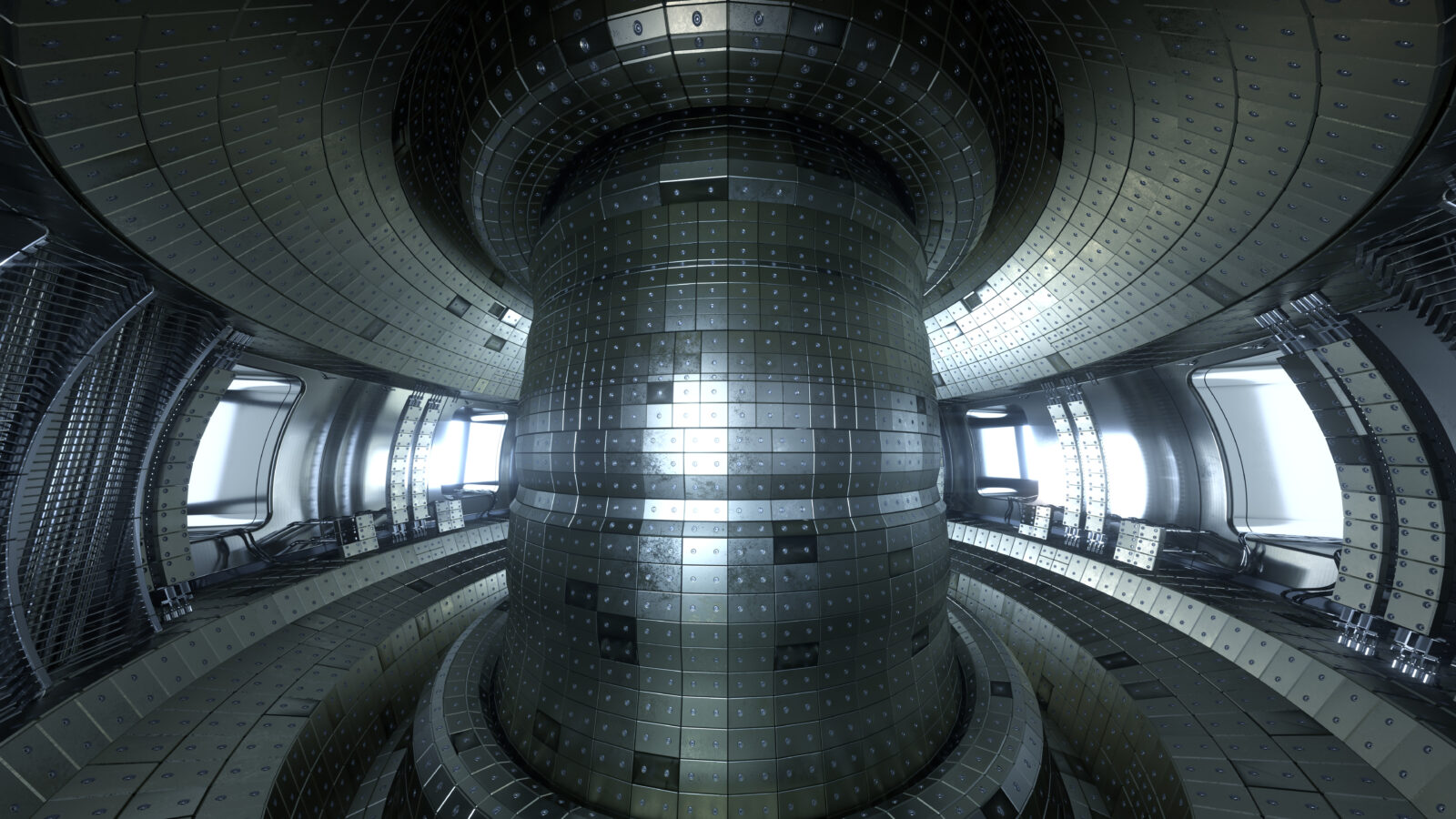 Inside of a nuclear fusion reactor