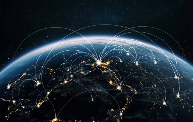 view of Earth from space