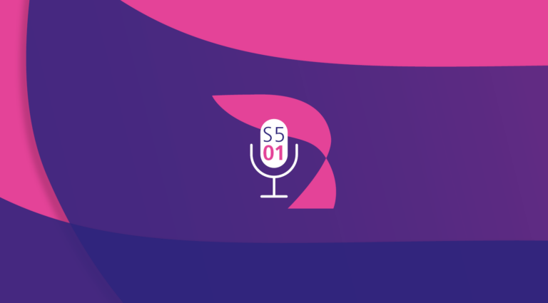 decorative image with a fish icon and a microphone