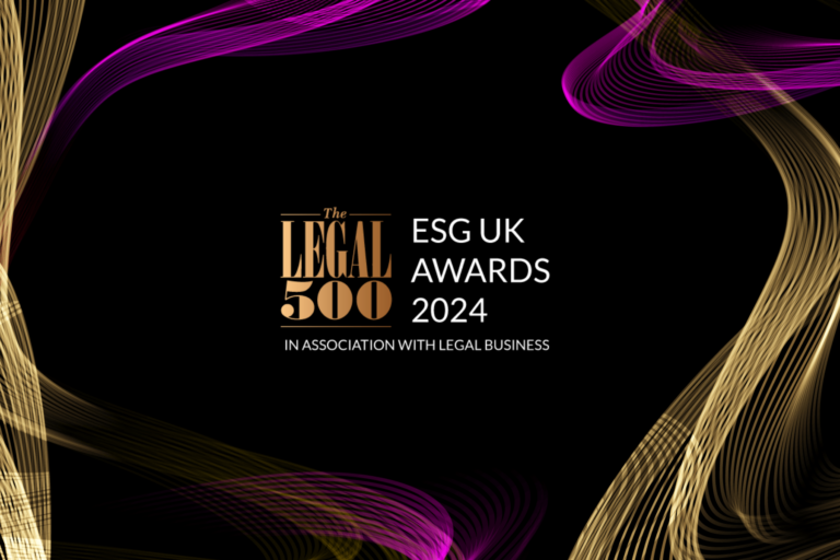 Legal 500 ESG UK Awards 2024