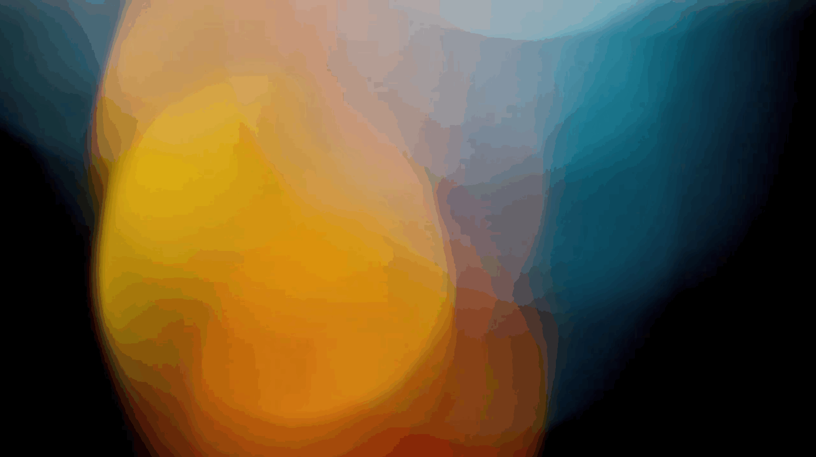 Abstract image of out of focus moving light circles